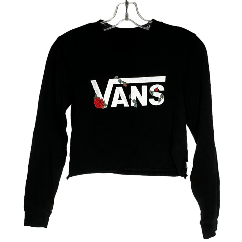Vans Cropped Black T-Shirt